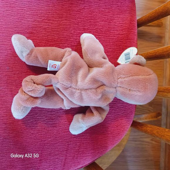 TY Beanie Baby Bongo the brown monkey 4th gen hang tag and third gen. tush tag - Picture 6 of 8